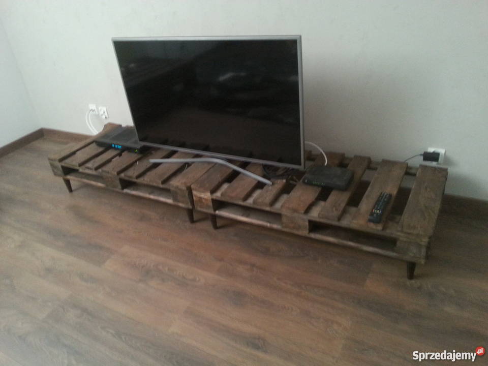 Stolik szafka komoda RTV z palet Pozostałe Warszawa