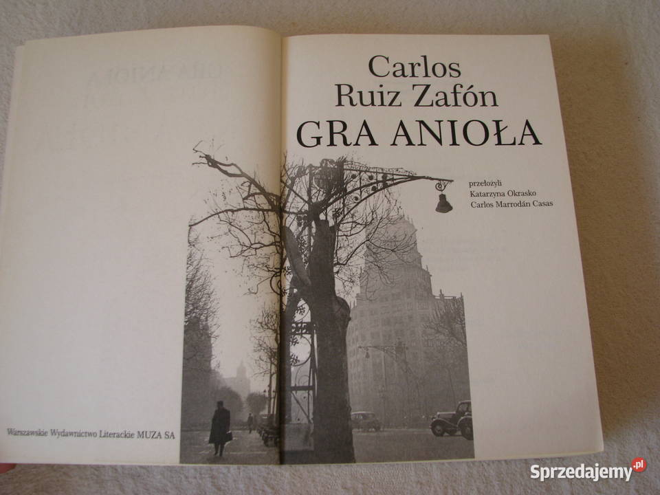 Gra anioła Carlos Riuz Zafon Cmentarz Brzegi