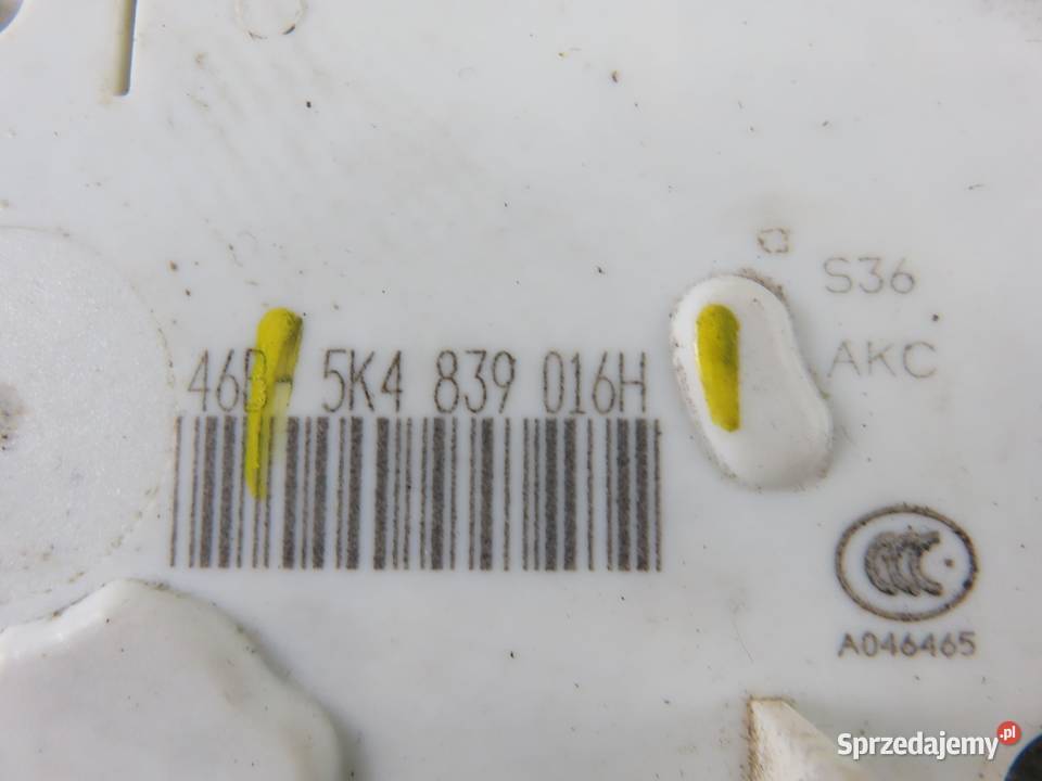 ZAMEK PRAWY TYLNY VW GOLF VI 5K4837016H