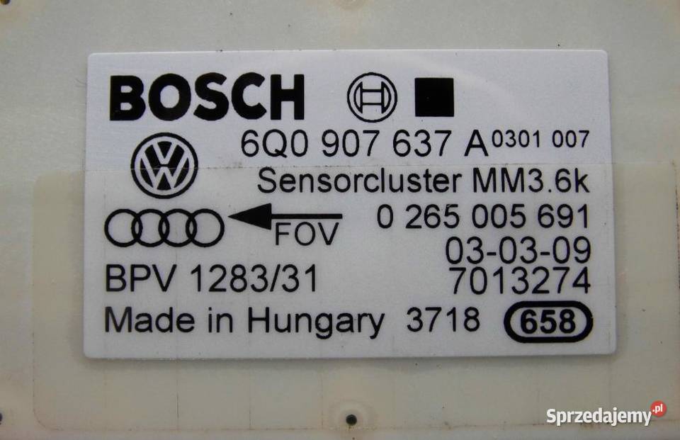 Czujnik ESP moduł 16 16v Skoda Fabia ROOMSTER II Biała Nyska