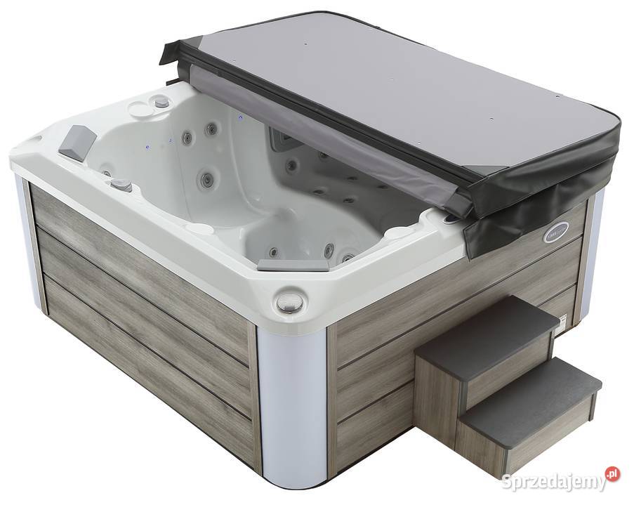 Wanna spa z masażem jacuzzi 200x200 lux spa