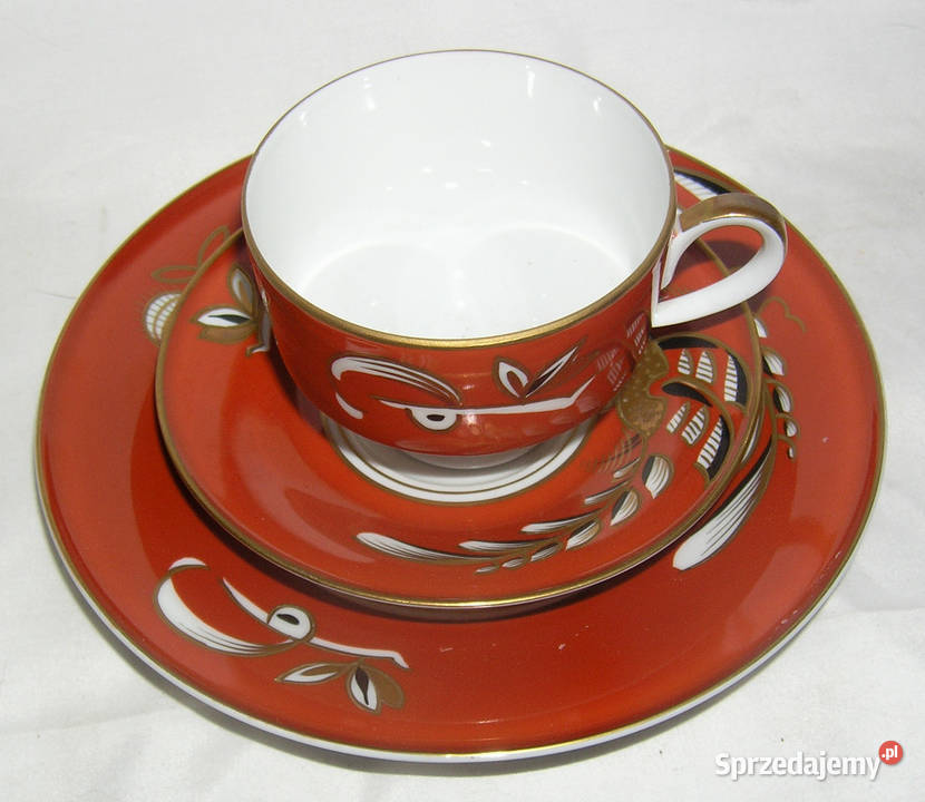 filiżanka trio vintage UNIKAT Wallendorf Bartków