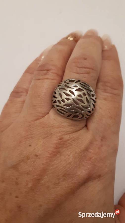 pierścionek srebrny ażurowy Radom sprzedam
