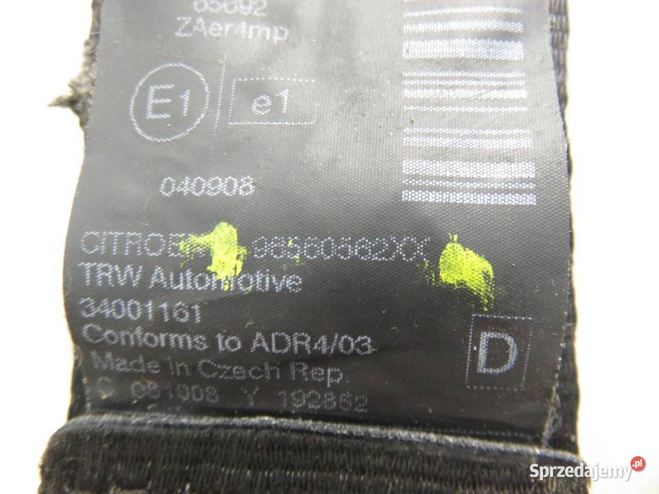 PAS PRAWY PRZEDNI CITROEN C5 III Break RW małopolskie sprzedam