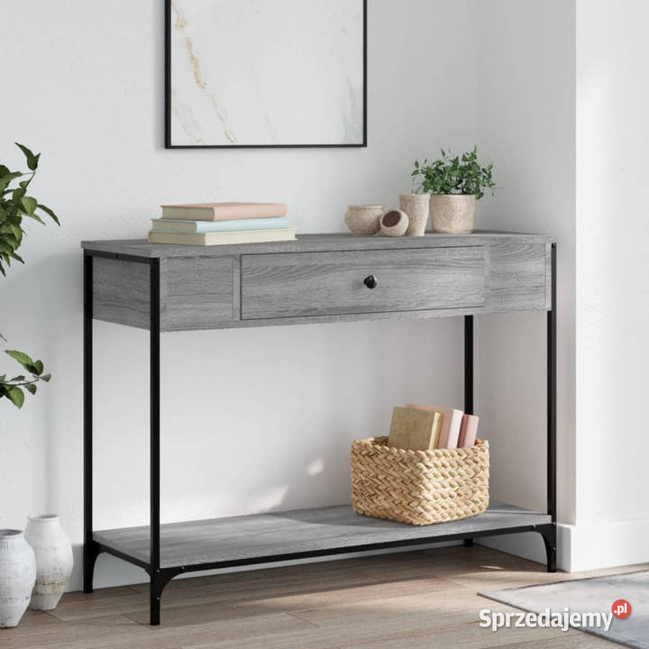 Stolik konsolowy szary dąb sonoma 100x345x75 mazowieckie sprzedam