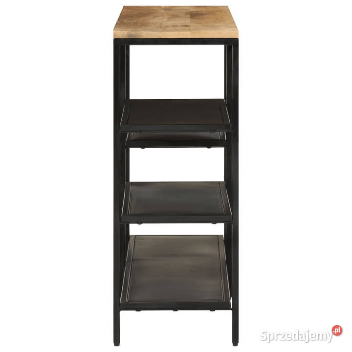 Stolik konsolowy 110x30x75 surowe drewno mango i Warszawa