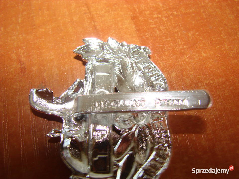 Pułk Gloucestershire odznaka na czapkę Militaria Pruszcz Gdański