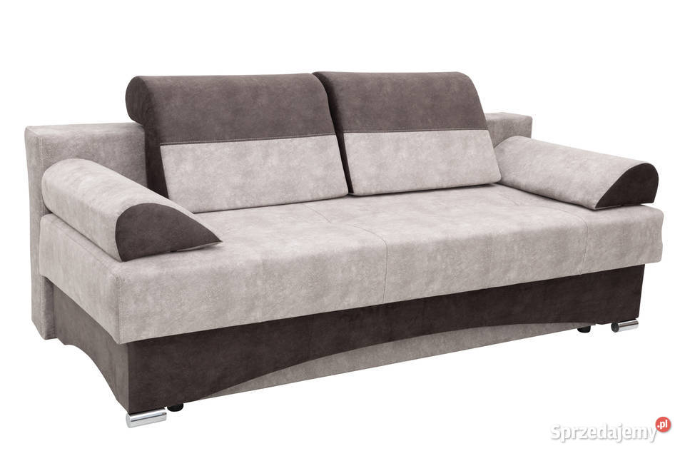 Kanapa Tapicerowana Jasnobrązowa bez Boków 200cm Dębica