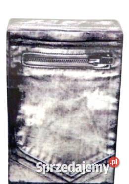 Pudełko na Papierosy w kolorze Ciemnego Dżinsu Pozostałe Ostrowy nad Okszą