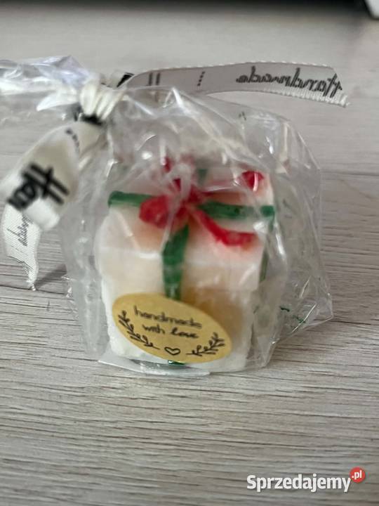 Świeca prezent paczka świąteczna Handmade Radzyń Podlaski sprzedam