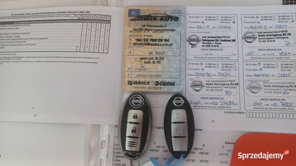 Nissan Qashqai 2 J11 Euro 6 radar kamery 360 ogranicznik prędkości Qashqai Hajnówka