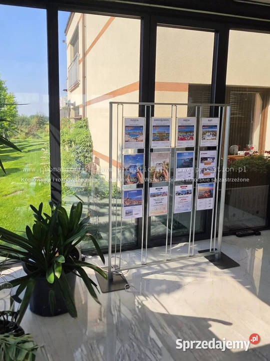 Ścianka reklamowa na plakat aluminiowy stelaż Katowice