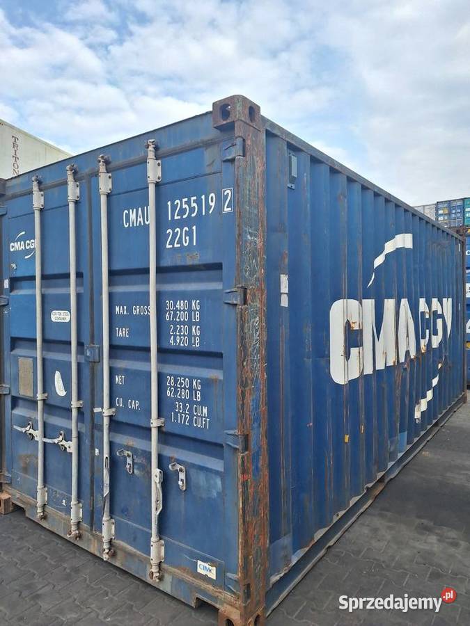 Kontener morski magazynowy 20DV 6 metrowy dolnośląskie Świdnica