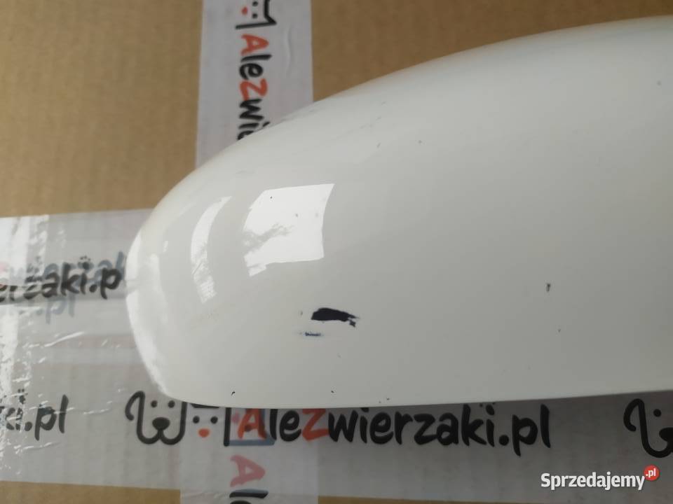 Fiat 500 obudowa lusterka prawa biała nakładka Tuszyn