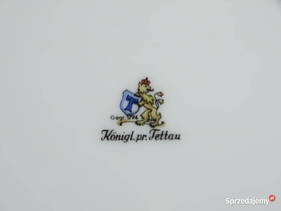 Serwis kawowy Knigl pr Tettau Niemiecka Biłgoraj