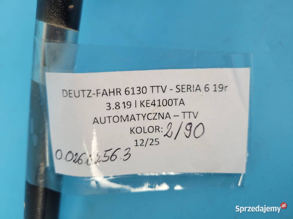 DEUTZFAHR 6130 TTV PRZEWÓD INSTALACJI Kolno