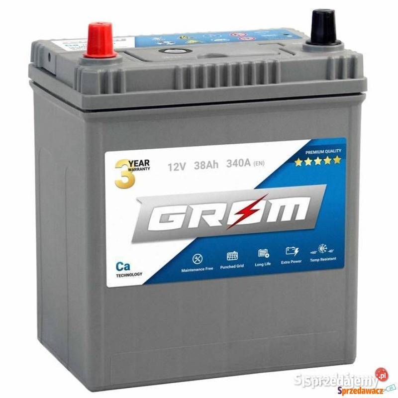 Akumulator 38Ah 340A Japan GROM Premium pomorskie Gdynia sprzedam