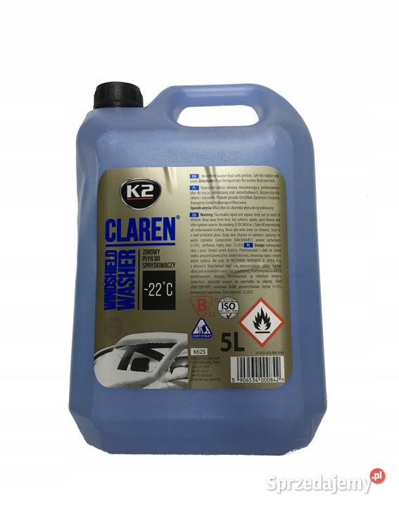 Zimowy płyn do spryskiwaczy K2 Claren 5 l