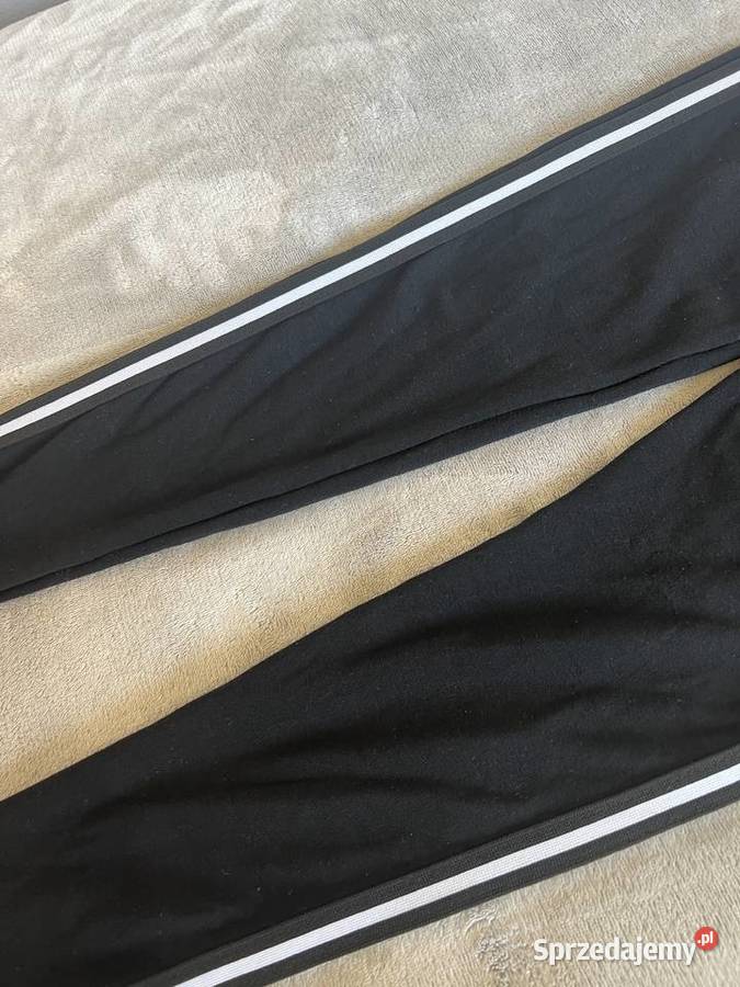 Legginsy getry czarne z lampasami podkarpackie Jasło