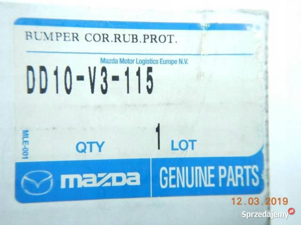 LISTWA LISTWY ZDERZAKA PRZÓD MAZDA 2 DY 0207 osobowe