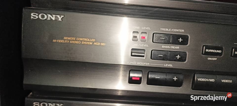 Wieża Sony SenR5520 pilot i plyta