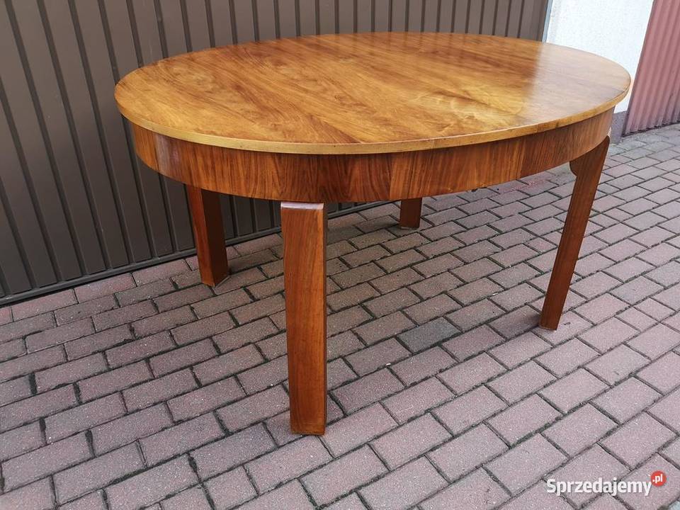 Stół Orzech Antyk Stary Rozkładany Duży Swarzędz sprzedam