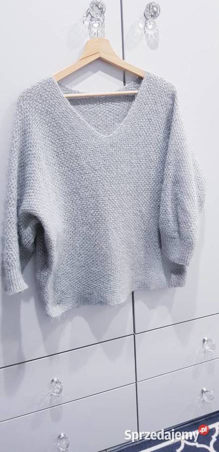 Damski dzianinowy sweter Wkładane przez głowę  Swetry i golfy Swetry i golfy