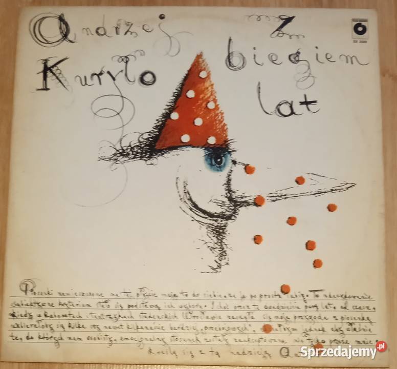 Andrzej Kuryło Z Biegiem Lat 1988 płyta winylowa Poznań