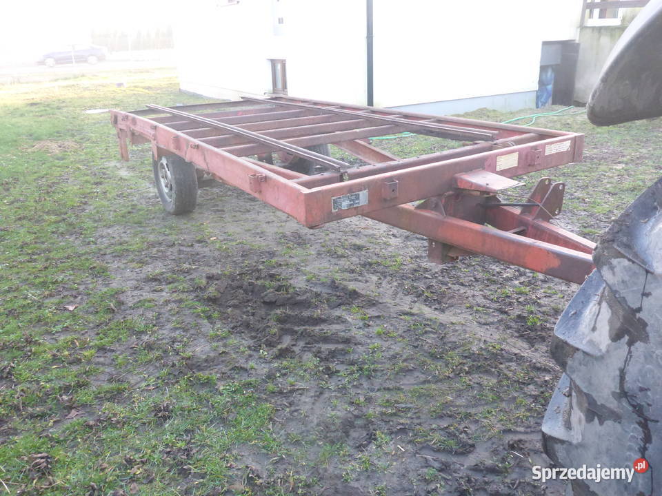 przyczepa KRONE optimat jednoosiowa rozrzutnik nieuszkodzony Radom