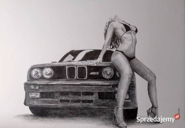 Rysunek ołówkiem grafitowym Warszawa