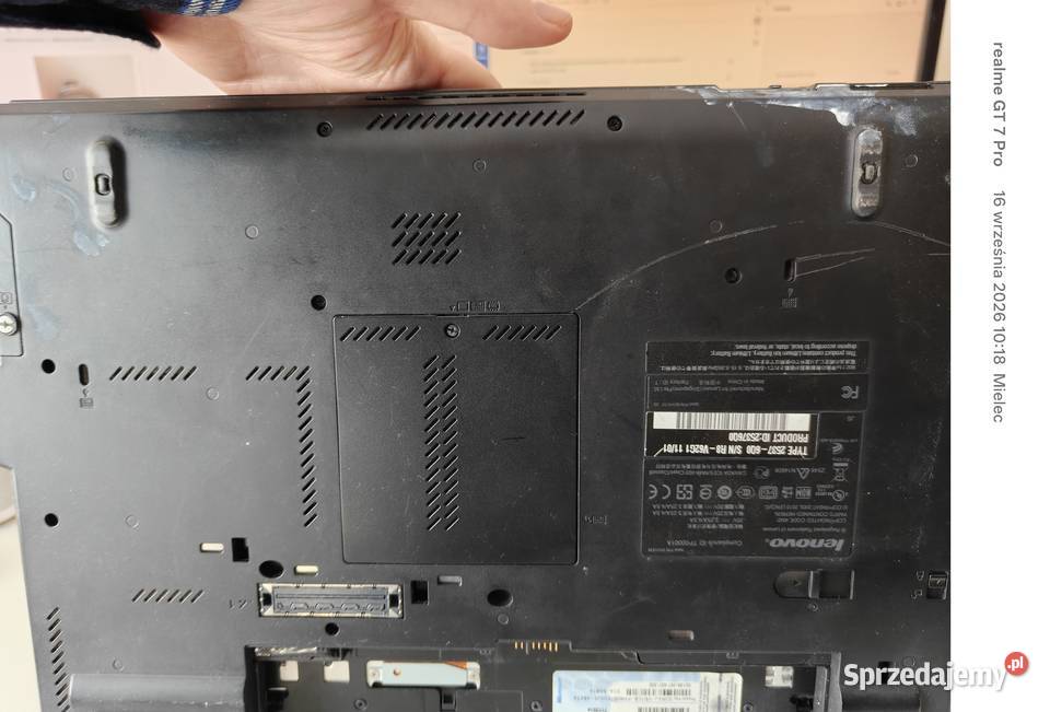Lenovo ThinkPad T410 USZKODZONY NA CZĘŚCI brak Mielec