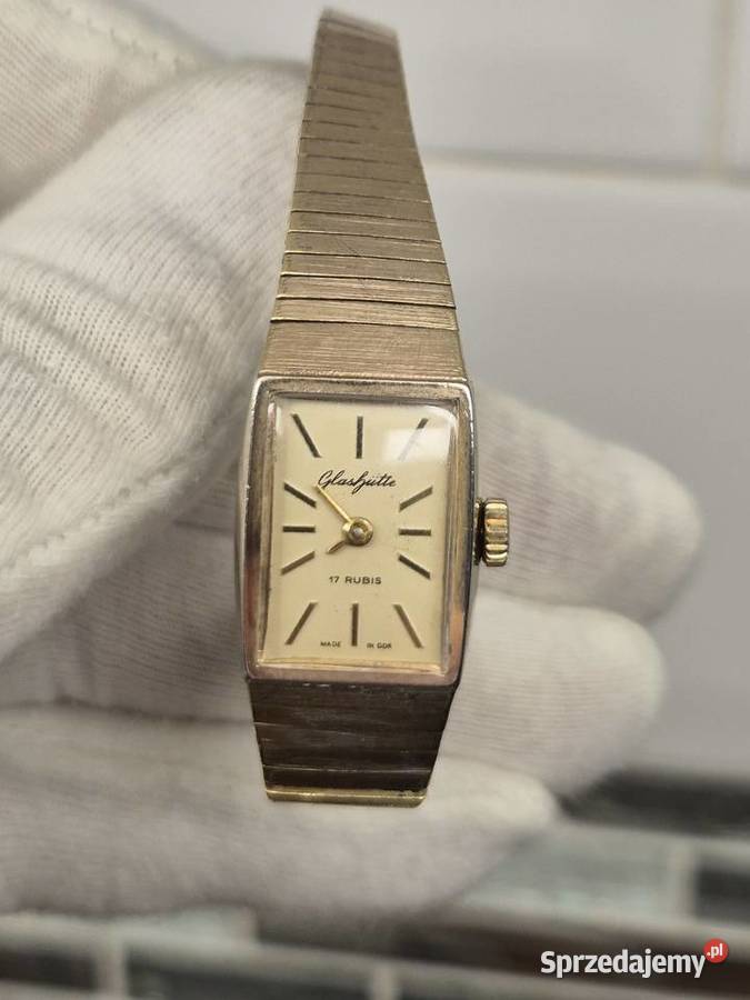 Damski zegarek vintage Glashutte Chorzów
