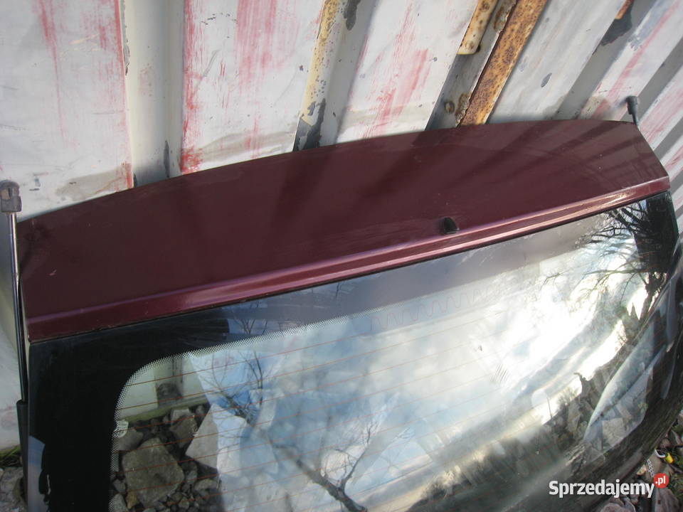 Klapa tylna bagażnika kompletna bordowa Opel