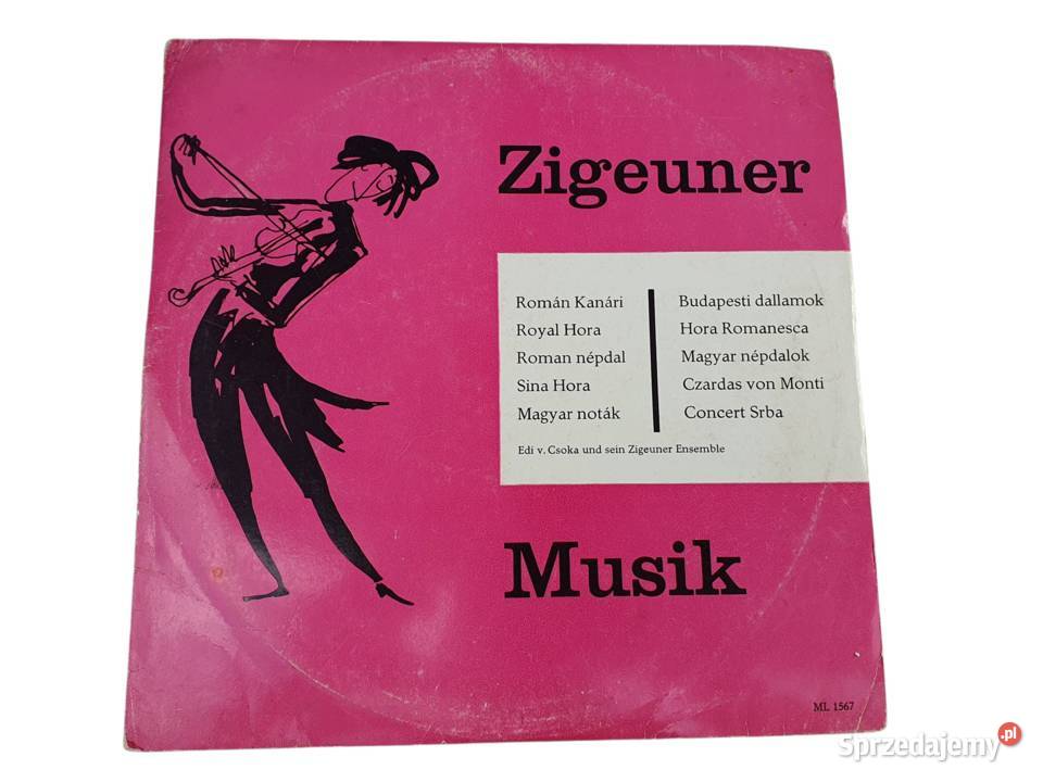 Stara płyta winylowa Zigeuner Musik muzyka