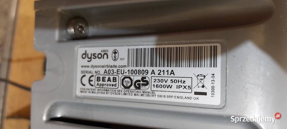 Suszarka do rąk DYSON AIRBLADE Krotoszyn