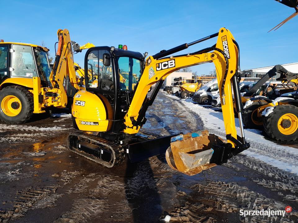 Koparka JCB 8026 2023R 8025 Cat Volvo Kubota wielkopolskie Krotoszyn