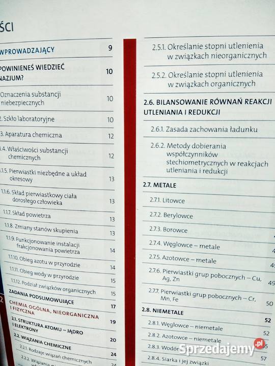 Chemia vademecum maturzysty operon nowe Warszawa