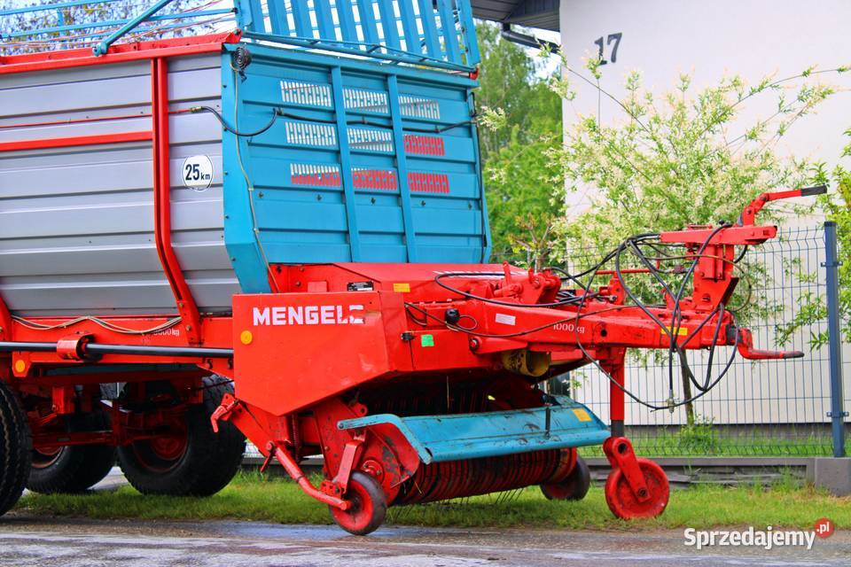 Przyczepa samozbierająca Mengele LAW 345 TANDEM Przyczepy rolnicze Gorzkowice