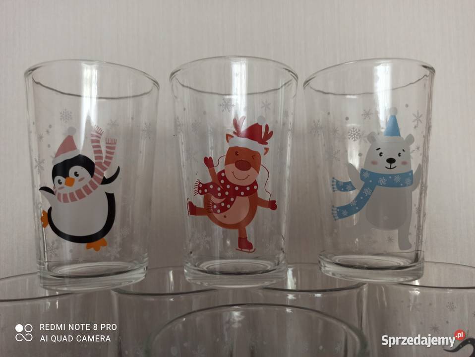 Szklanki PRL podlaskie Warpechy Stare