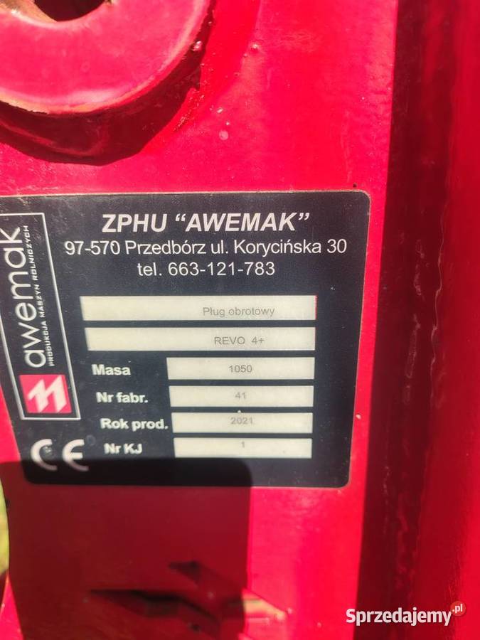Pługi obrotowe nieuszkodzony lubelskie Huta Turobińska