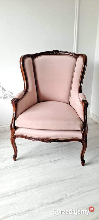Stylowy fotel uszak berzera Ludwik Ludwikowski 70cm Szczecin sprzedam