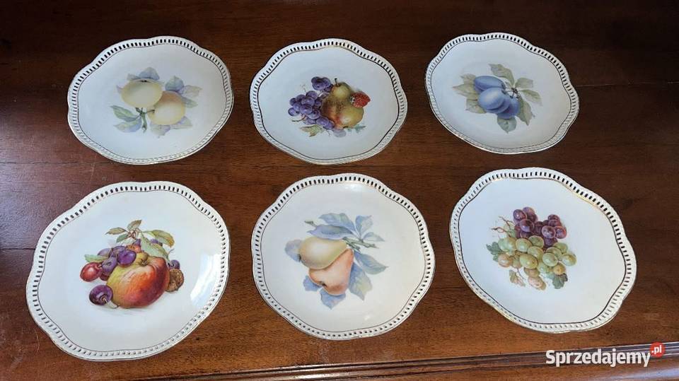 Talerzyk z owocami ażur Syg Schumann Arzbeg Porcelana i szkło Gdańsk sprzedam