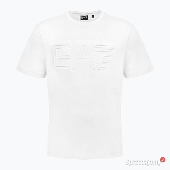 Tshirt męski EA7 Emporio Armani biały M nowy Białystok