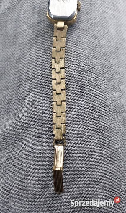 Stary zegarek naręczny damski Łucz pozłacany Tczew