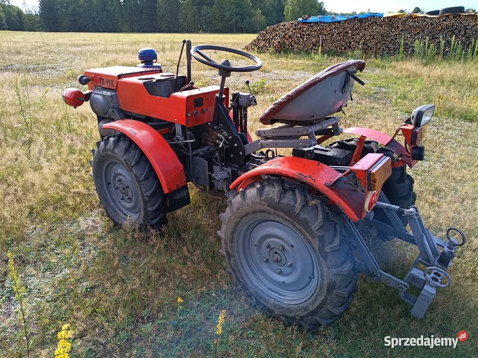 Traktorek TZ4K14 z maszynami Ogorzelnik