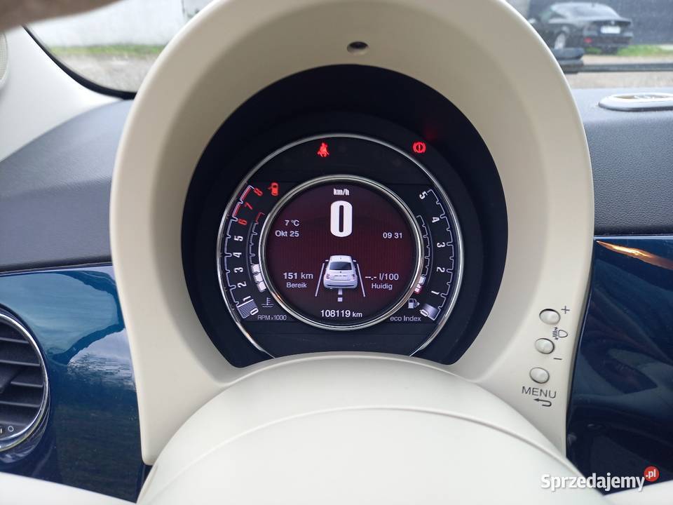 Fiat 500 12 8V Lounge Udokumentowany przebieg 2/3 Gutowo Małe