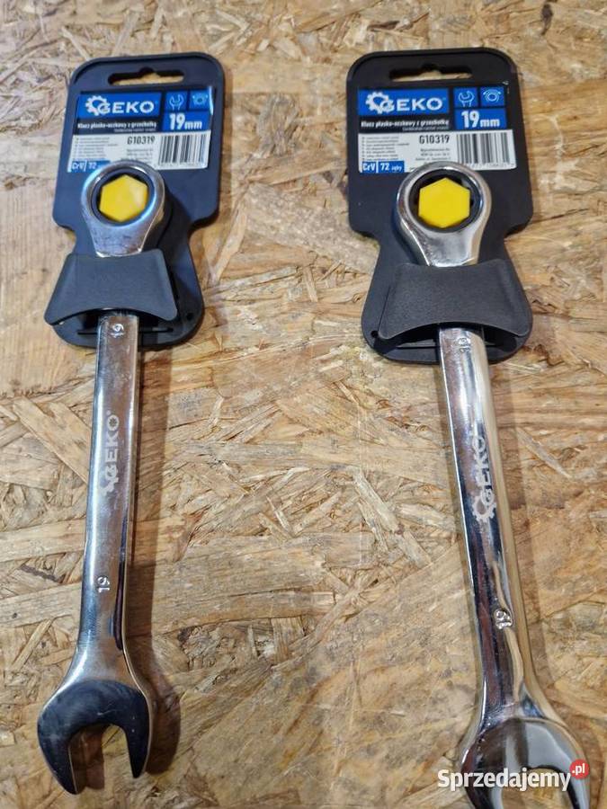 Klucz płasko oczkowy z grzechotką 18mm G10318 Klucze Głogowa