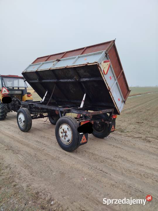 Przyczepa wywrotka d45 d35 d47 thk hl d55 nieuszkodzony Łubna-Jakusy