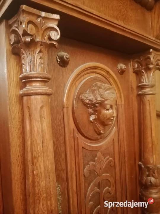 Zabytkiowy Kredens Eklektyczny ok 250 letni Piastów