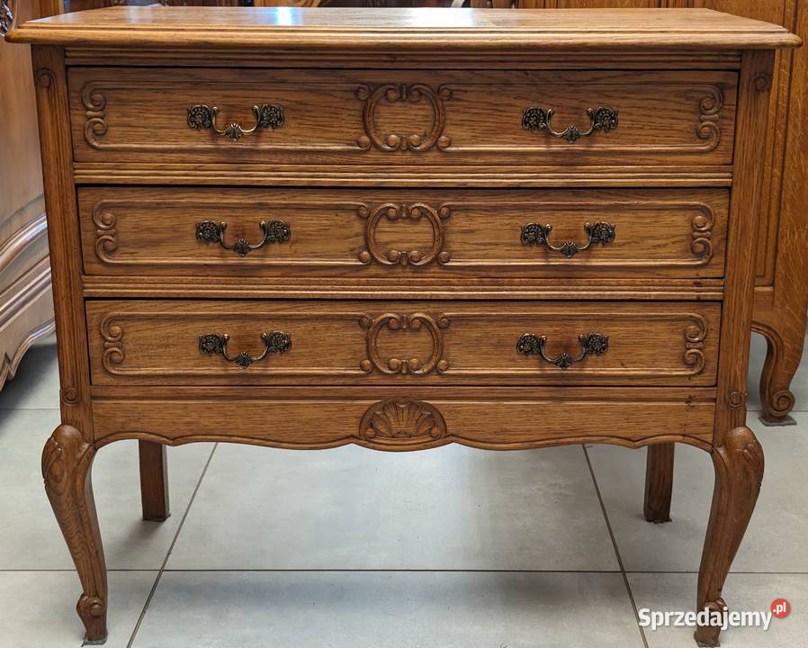Dębowa komoda ludwikowskasklep Dąbrowa Górnicza